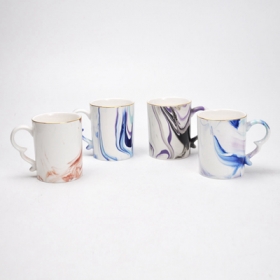 taza del color de agua diseños de la taza de cerámica diy