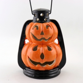 Ideas de decoración de linternas de calabaza de halloween lindo de cerámica