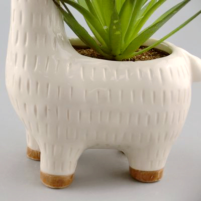 ceramic llama planter maker
