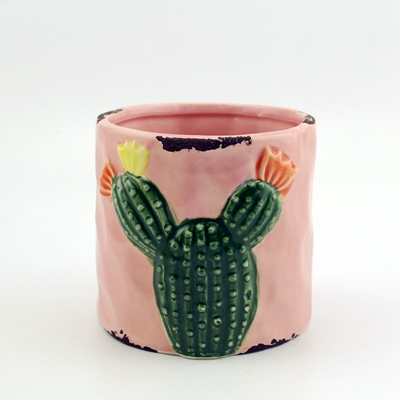 Handmade Large Ceramic Spiky Cactus Planter
