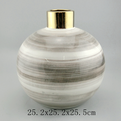 Round Ceramic Home Decor Vases