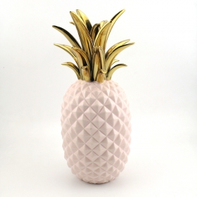 Ceramic Pineapple Decorative Sculpture