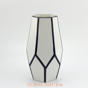 jarrón de cerámica moderno diseños blanco y negro